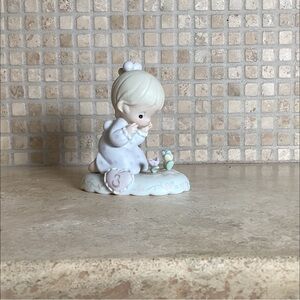 “GROWING IN GRACE” BLONDE BIRTHDAY AGE 3 1994 by PRECIOUS MOMENTS #136220